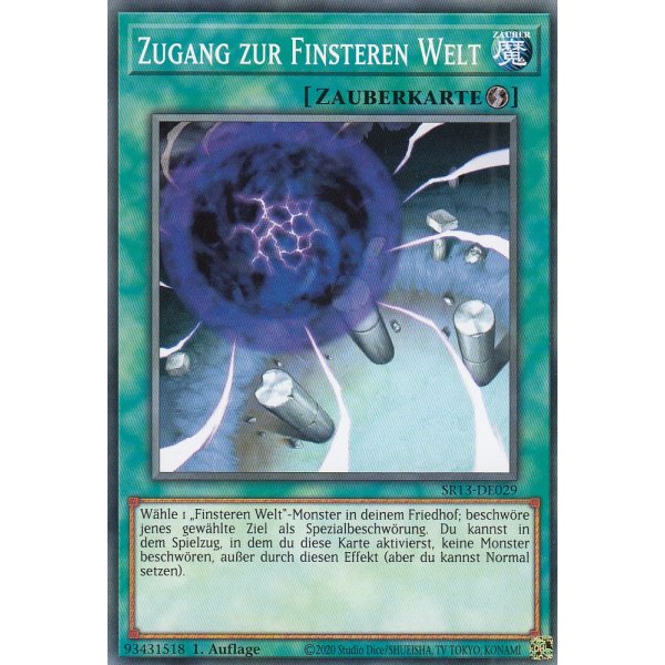 Zugang zur Finsteren Welt SR13-DE029