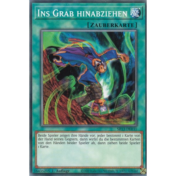 Ins Grab hinabziehen SR13-DE031