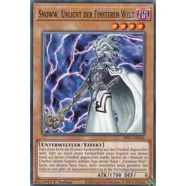 Snoww, Unlicht der Finsteren Welt SR13-DE044