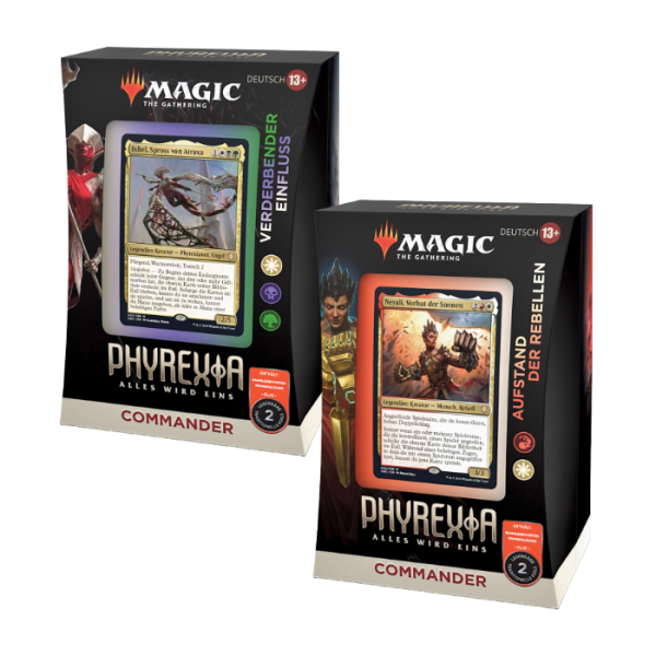 Phyrexia: Alles wird eins Commander Decks (alle 2, deutsch)