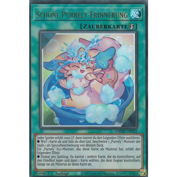 Sch&ouml;ne Purrely-Erinnerung AMDE-DE022