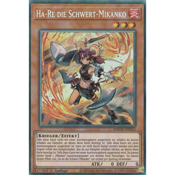 Ha-Re die Schwert-Mikanko (Collector Rare) AMDE-DE025-Collector-Rare