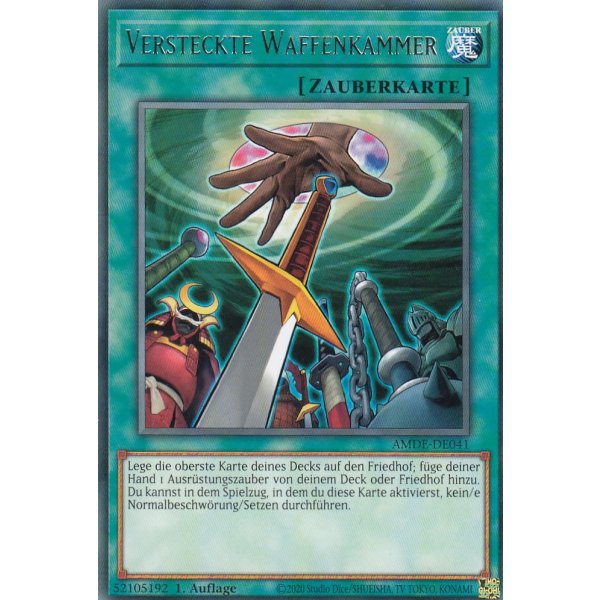 Versteckte Waffenkammer AMDE-DE041
