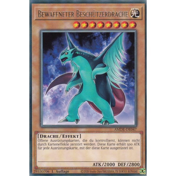 Bewaffneter Besch&uuml;tzerdrache AMDE-DE047