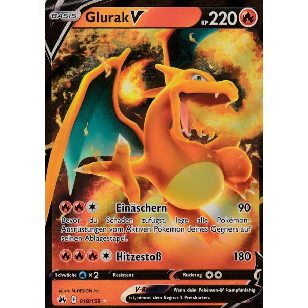 Glurak-V 018/159 HOLO