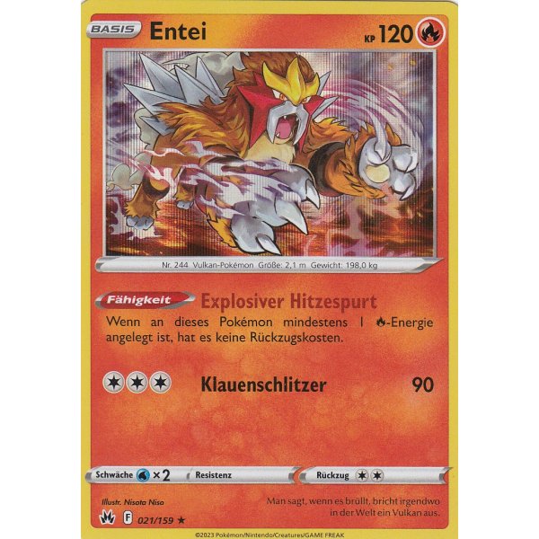 Entei 021/159 HOLO