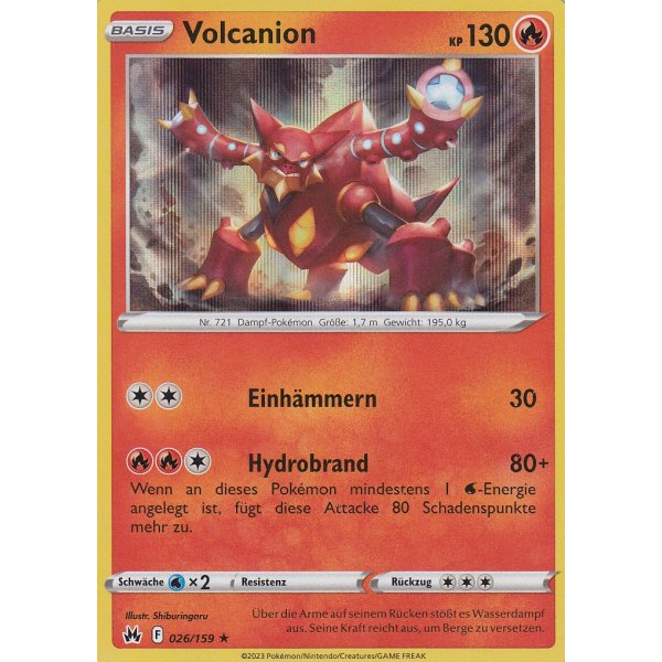 Volcanion 026/159 HOLO
