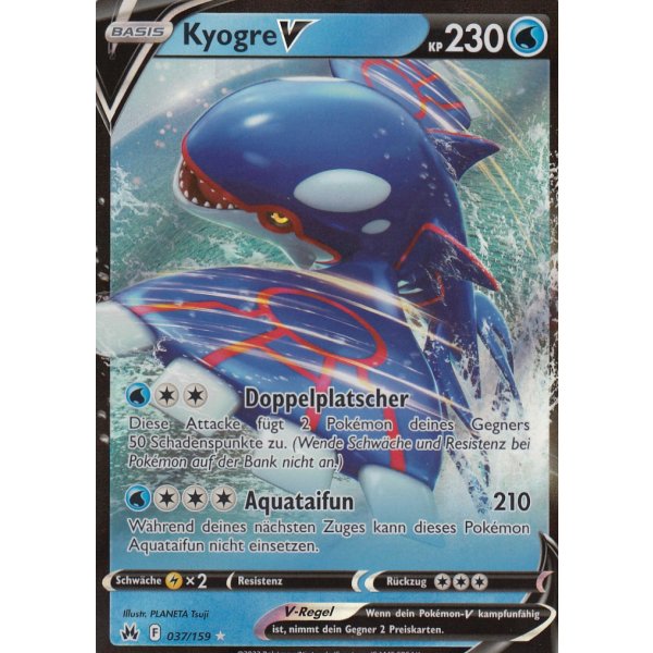 Kyogre-V 037/159 HOLO