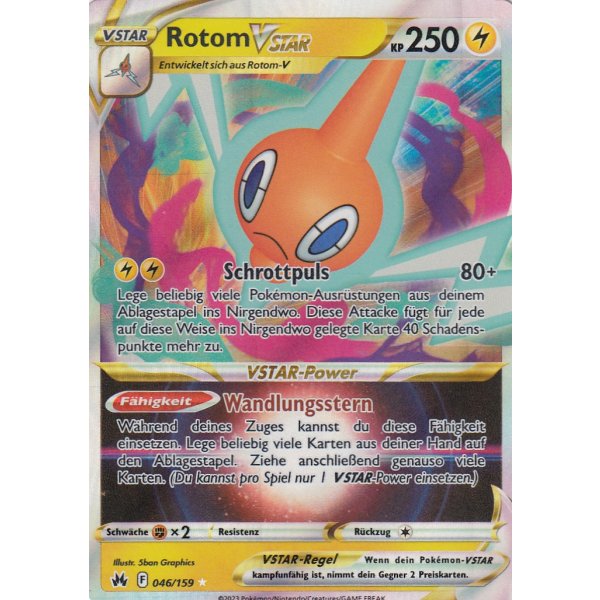 Rotom-VSTAR 046/159 HOLO