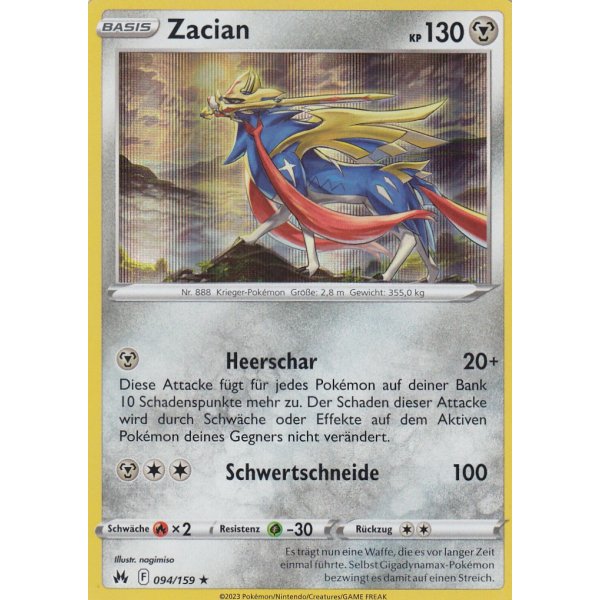 Zacian 094/159 HOLO