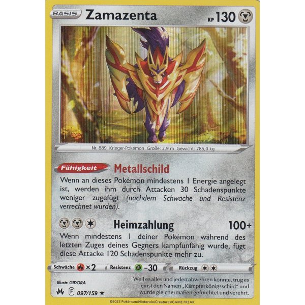 Zamazenta 097/159 HOLO