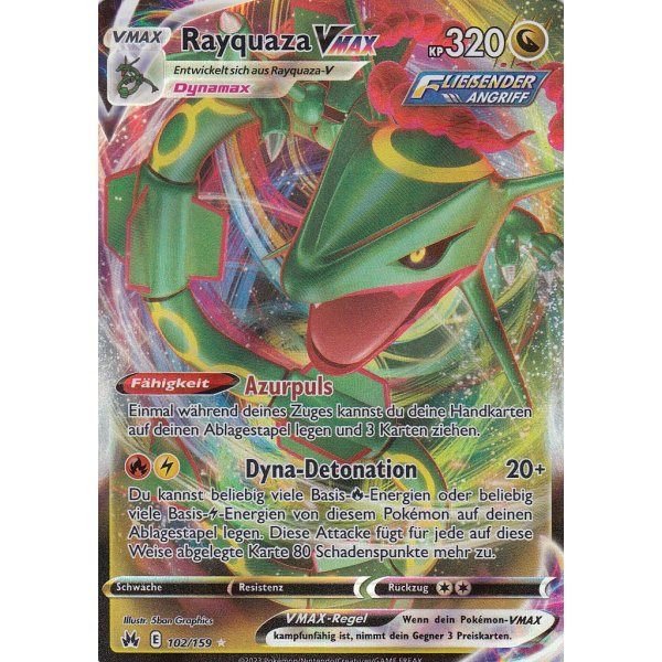 Rayquaza-VMAX 102/159 HOLO