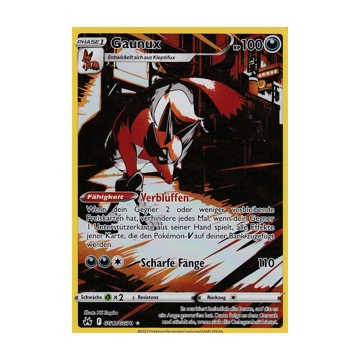 Gaunux GG17/GG70 HOLO Zenit der Könige Pokemon Karte kaufen