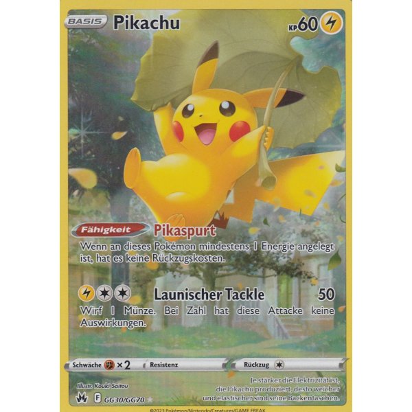 Pikachu GG30/GG70 HOLO