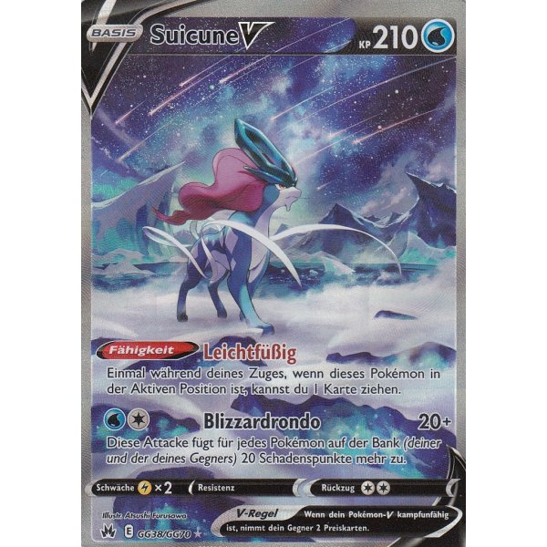 Suicune-V GG38/GG70 FULLART