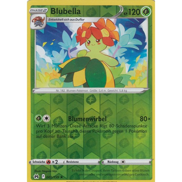 Blubella 003/159 REVERSE HOLO