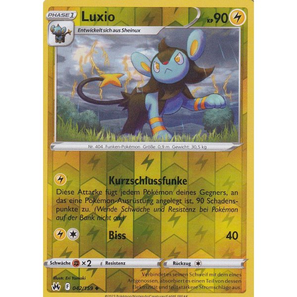 Luxio 042/159 REVERSE HOLO