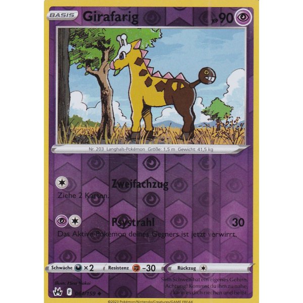 Girafarig 061/159 REVERSE HOLO