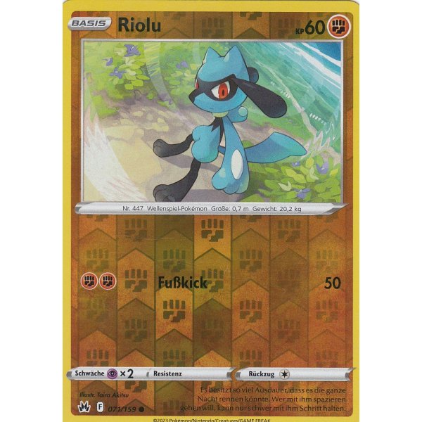 Riolu 071/159 REVERSE HOLO
