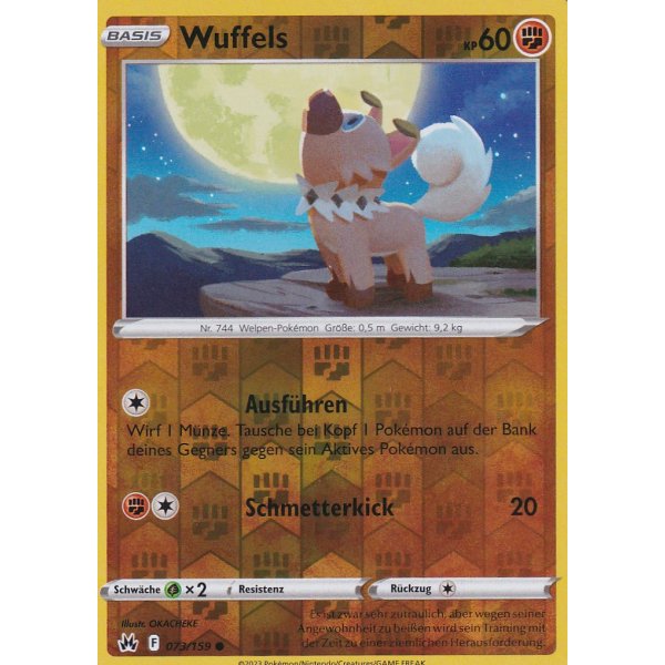 Wuffels 073/159 REVERSE HOLO