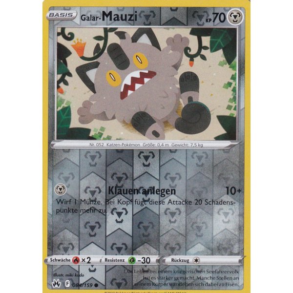 Galar-Mauzi 084/159 REVERSE HOLO
