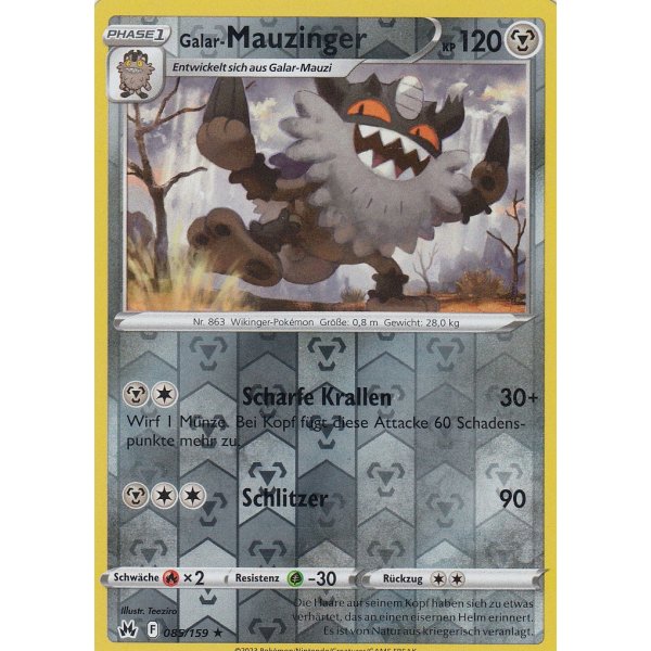 Galar-Mauzinger 085/159 REVERSE HOLO
