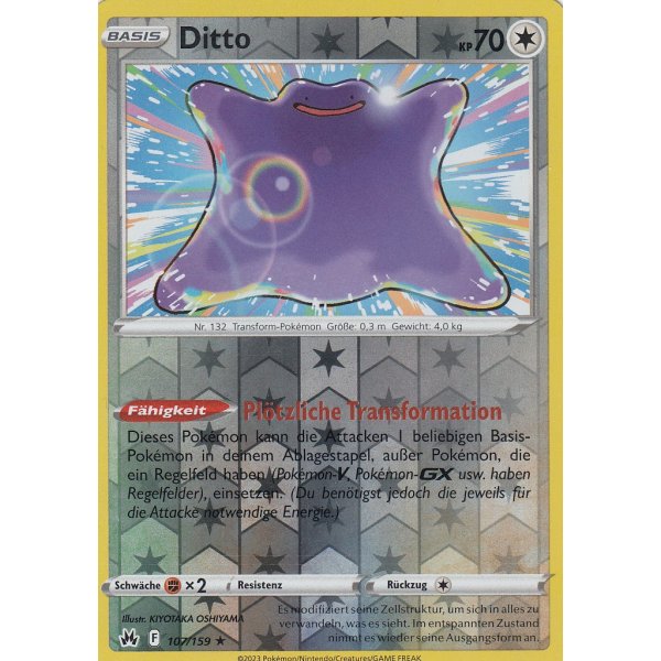 Ditto 107/159 HOLO REVERSE HOLO