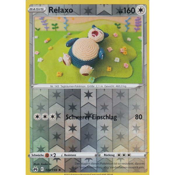 Relaxo 109/159 REVERSE HOLO