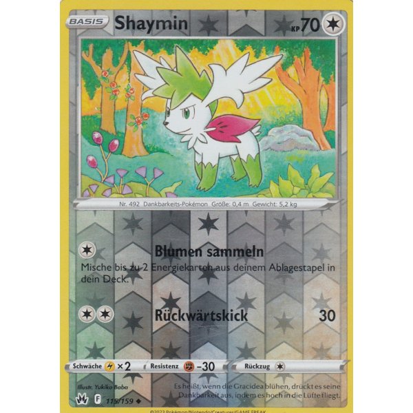 Shaymin 115/159 REVERSE HOLO