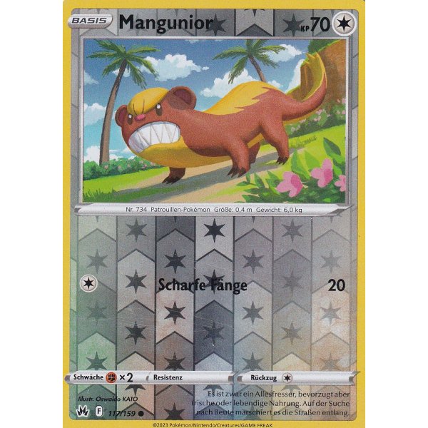 Mangunior 117/159 REVERSE HOLO