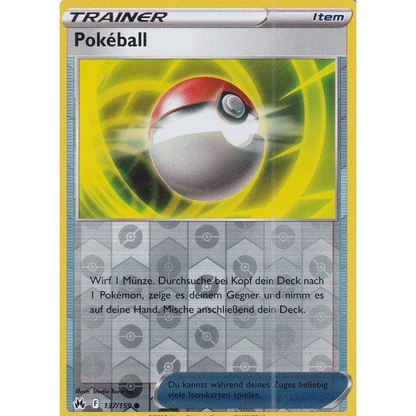 Pok&eacute;ball 137/159 REVERSE HOLO