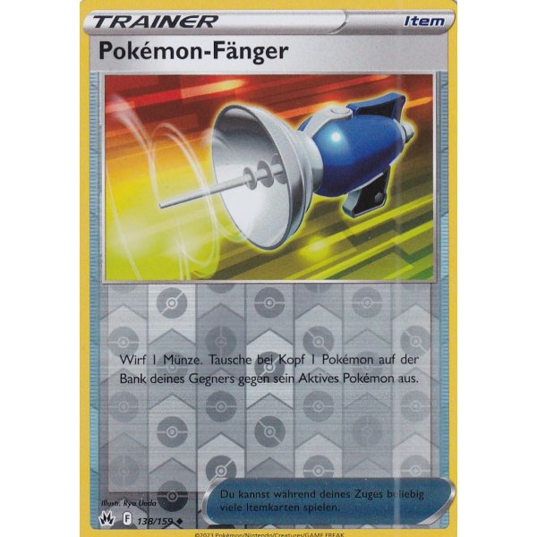 Pok&eacute;mon-F&auml;nger 138/159 REVERSE HOLO