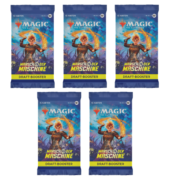 Marsch der Maschine Draft Booster (5 St&uuml;ck, deutsch)