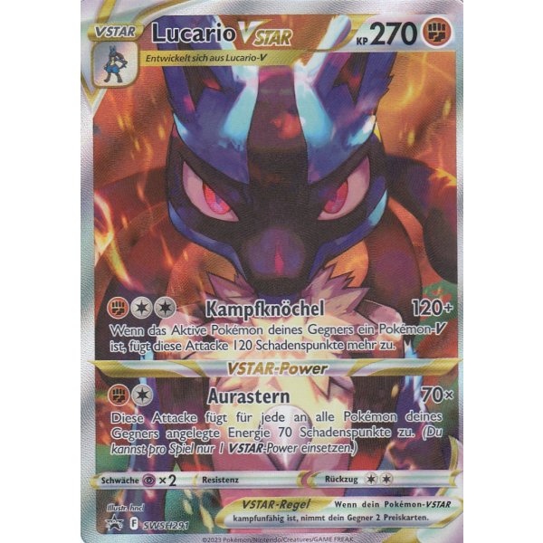 Lucario VStar SWSH291