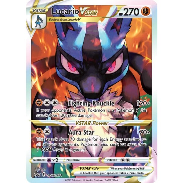 Lucario VStar SWSH291 englisch