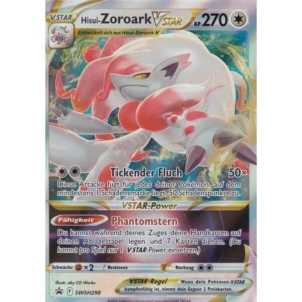 Hisui-Zoroark VStar SWSH298