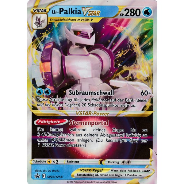 Ur-Palkia VStar SWSH254 PROMO XXL OVERSIZED/&Uuml;BERGRO&szlig;