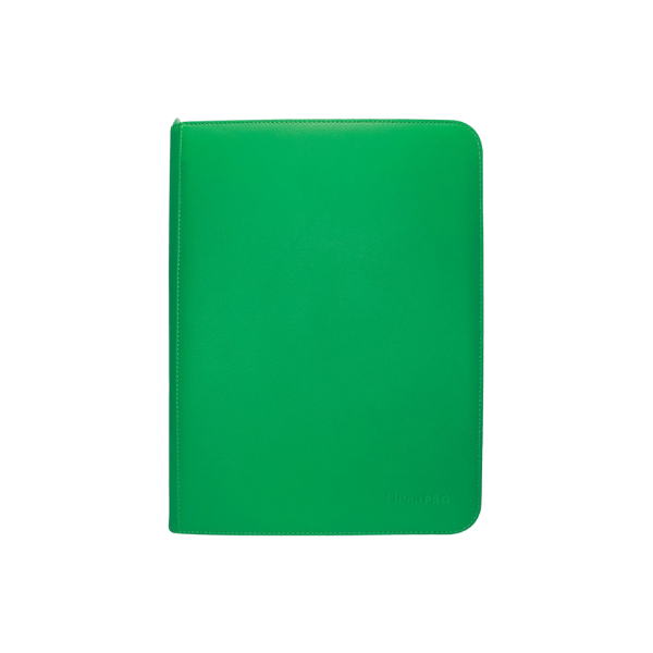 Ultra Pro Vivid 9-Pocket Zippered Pro-Binder - Gr&uuml;n