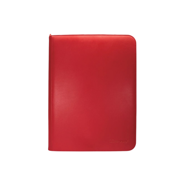 Ultra Pro Vivid 9-Pocket Zippered Pro-Binder - Rot