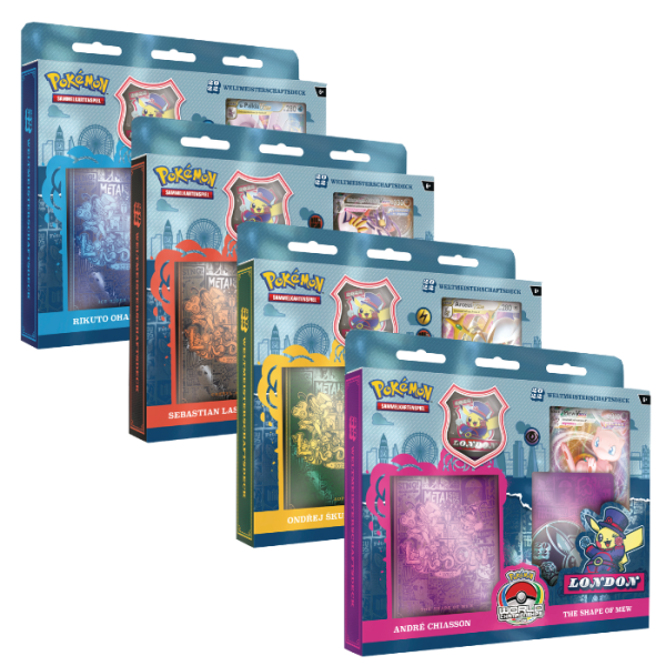 Alle 4 Pokemon 2022 World Championship Decks (deutsch)