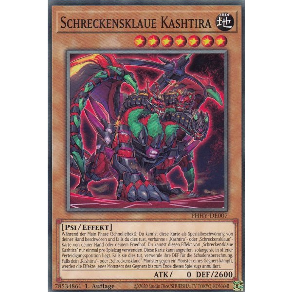 Schreckensklaue Kashtira PHHY-DE007