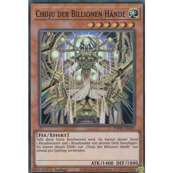 Choju der Billionen H&auml;nde PHHY-DE023