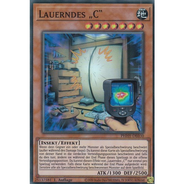 Lauerndes &bdquo;C&ldquo; PHHY-DE030