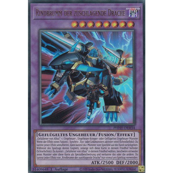 Rindbrumm der zuschlagende Drache PHHY-DE034