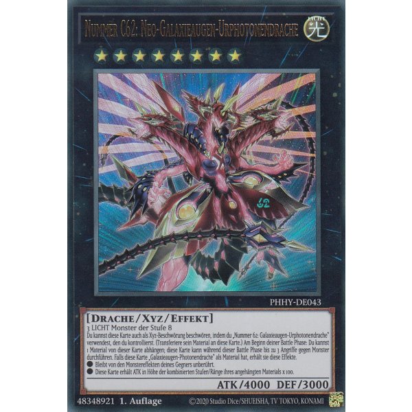 Nummer C62: Neo-Galaxieaugen-Urphotonendrache PHHY-DE043