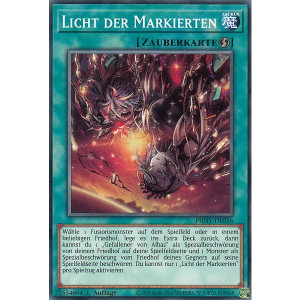 Licht der Markierten PHHY-DE056