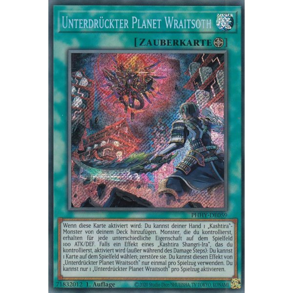 Unterdr&uuml;ckter Planet Wraitsoth PHHY-DE059