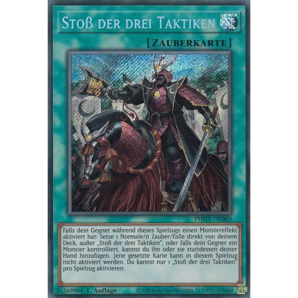 Sto&szlig; der drei Taktiken PHHY-DE069