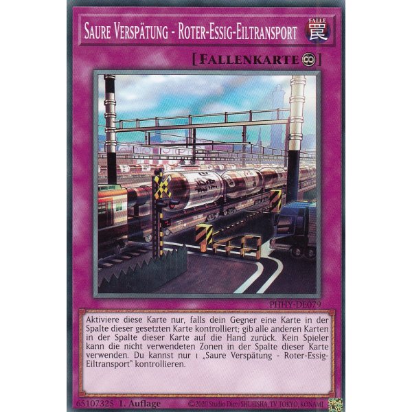 Saure Versp&auml;tung - Roter-Essig-Eiltransport PHHY-DE079