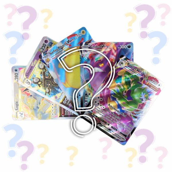 5 unterschiedliche VMax/VStar Karten aus den Schwert &amp; Schild Serien (englisch)